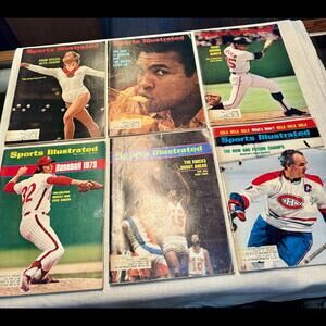 Lot of 12 Vintage 1973 Sports Illustrated Magazines
